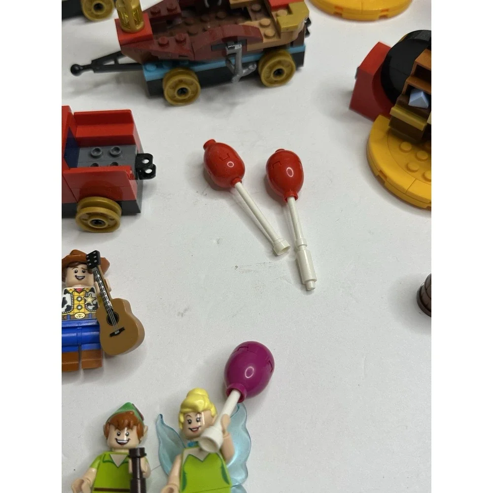 Legos Mickey Minnie Mouse Tinkerbell Peter Pan Woody Moana Train Set 43212